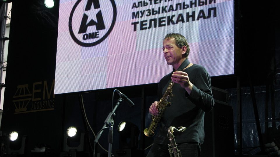 Saxofonista Jaroslav Jeřábek