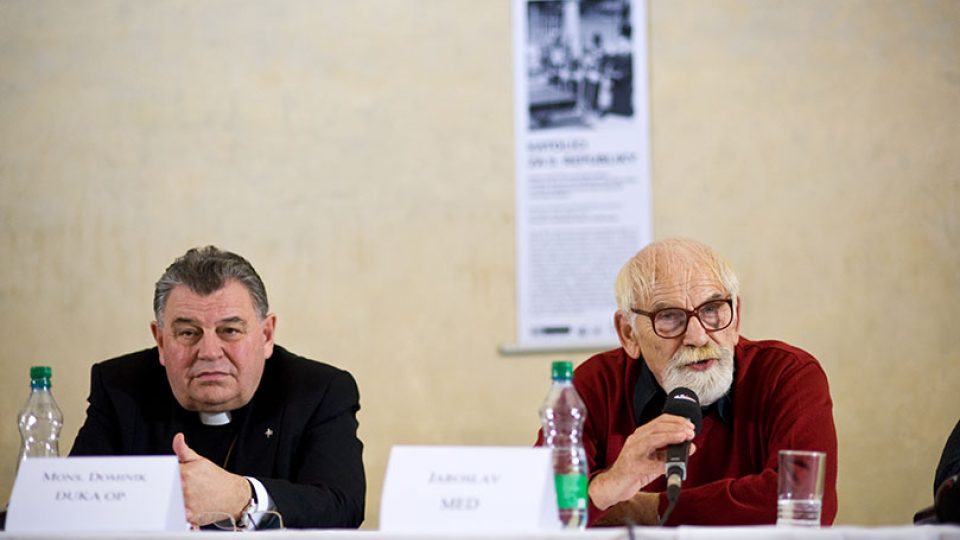 Arcibiskup Dominik Duka OP a Jaroslav Med
