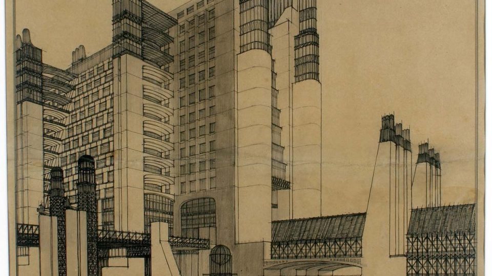 Dům s externími výtahy (1914)