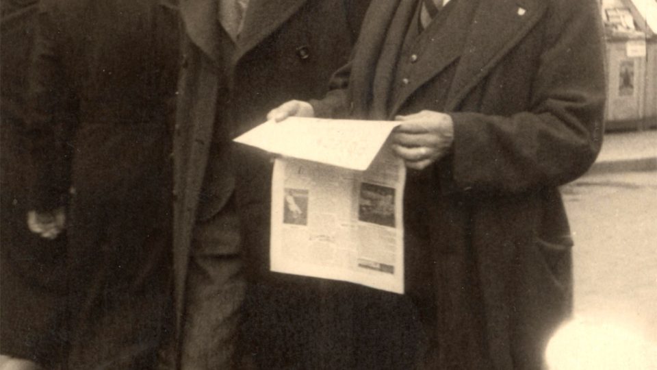 Emanuel Steiner s otcem Josefem (1939 - 1940)