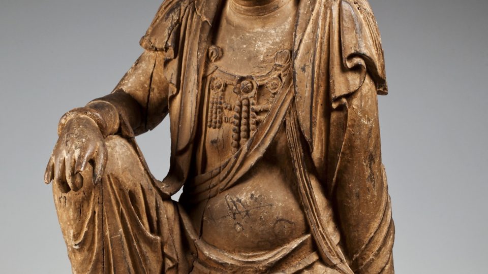 Bódhisattva Kuan-jin. Dynastie Tchang (618–907) až Sung (960–1279)