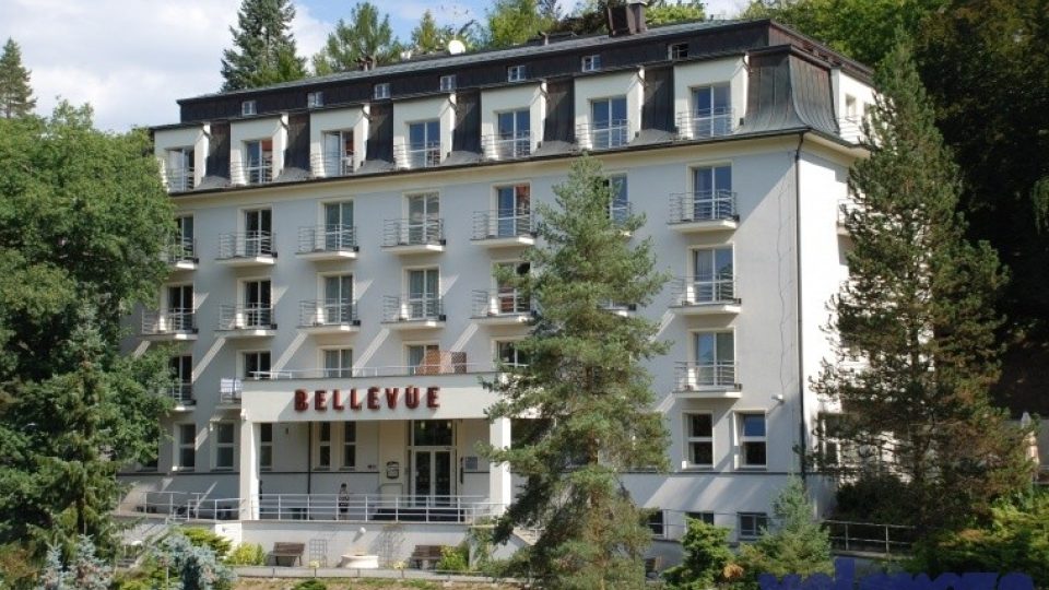 Hotel Bellevue v Karlových Varech projektoval architekt Rudolf Wels