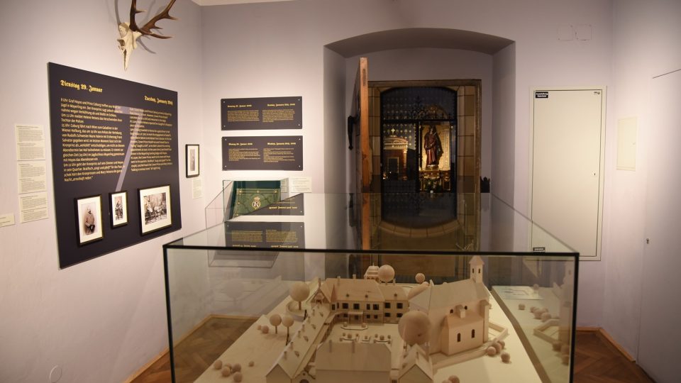 Expozice v mayerlingském muzeu